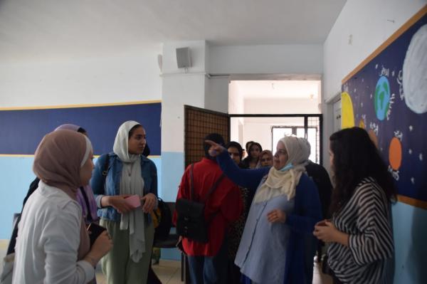 تدريب عملي لطلاب جامعة القاهرة