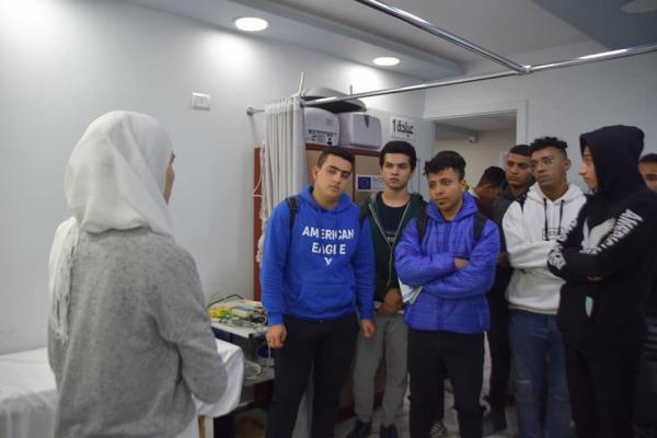 Concluding the field training program for the first-year students at Helwan University 3
