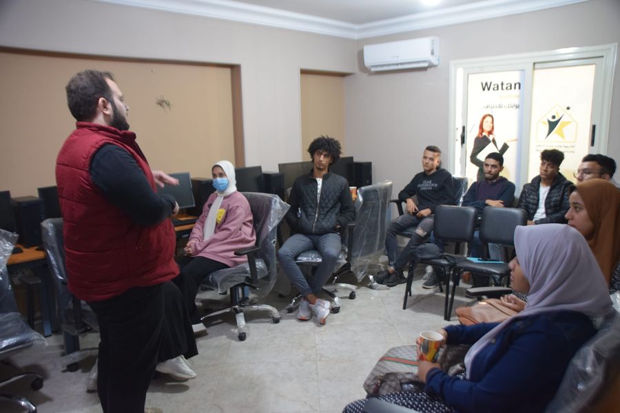 Field training for Helwan University students